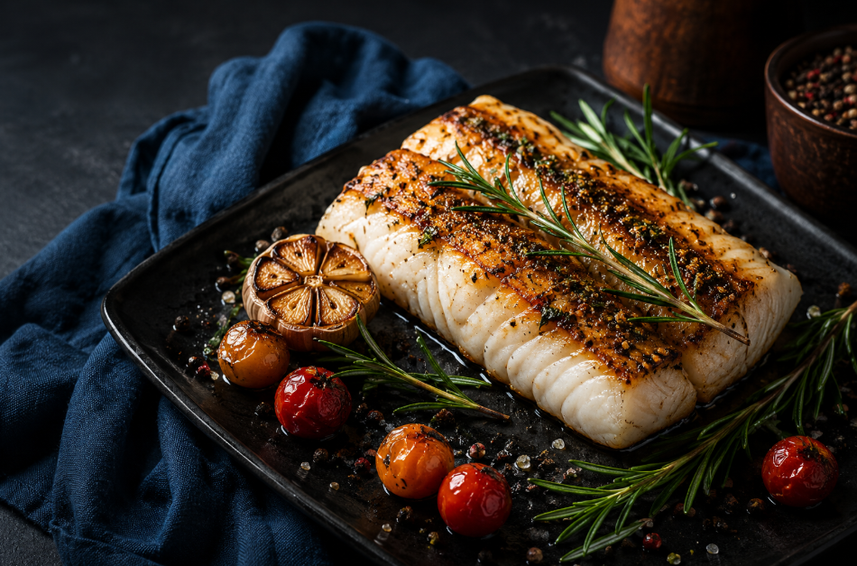 Fresh and frozen marinated fish ready to cook